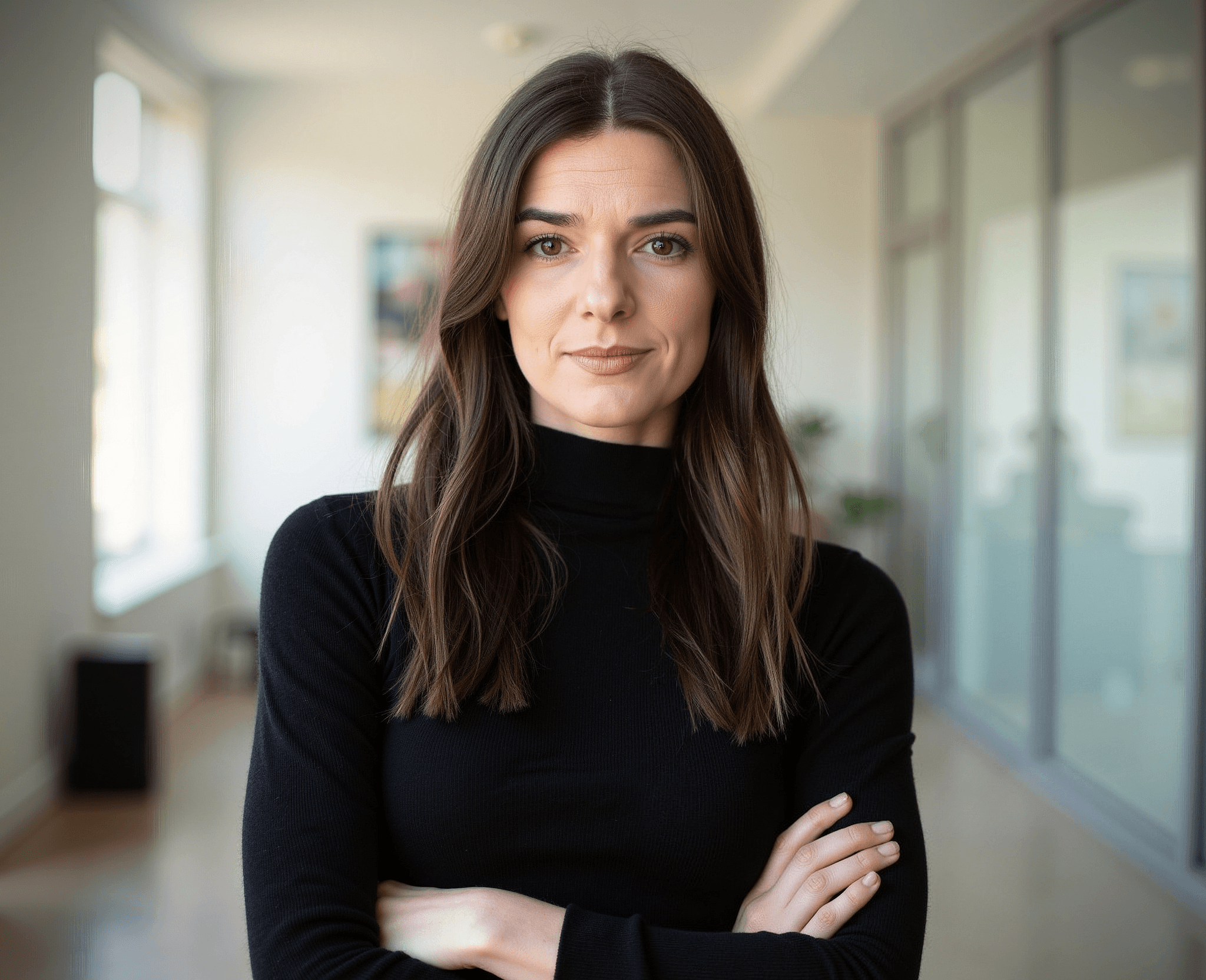 Carmen Gutierrez no escritório